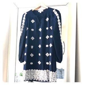 Long sleeve Printed Dress